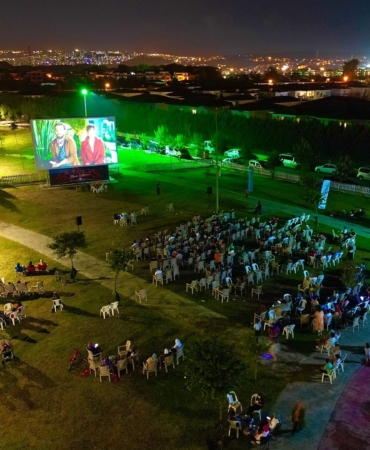 Açık havada sinema keyfi