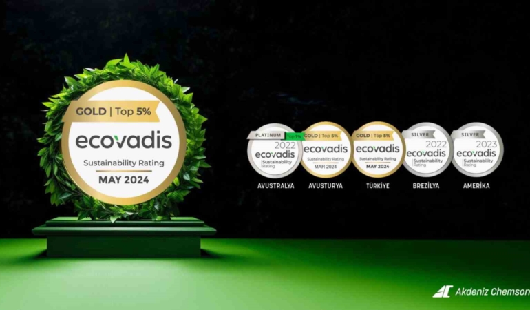 Akdeniz Chemson’a sürdürülebilirlik alanındaki çalışmalarına ödül