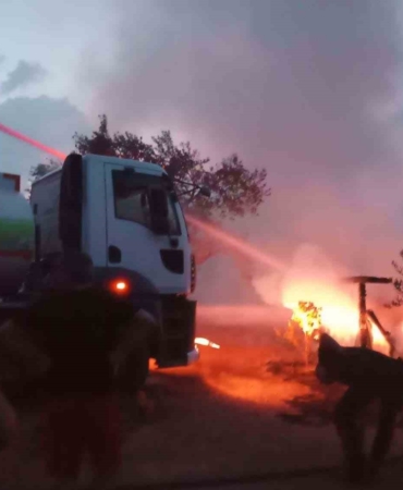 Ayvalık’ta-çıkan yangın korkuttu