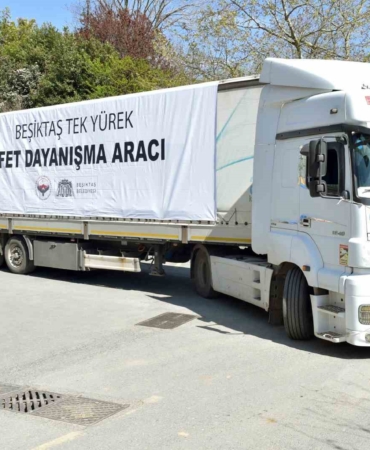 Beşiktaş Belediyesi depremzedelerin yaralarını sarmaya devam ediyor