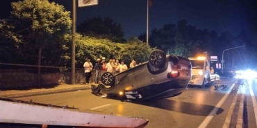 Beykoz’da trafik kazası: 1 yaralı