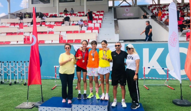 Bilecikli sporcu Ecem Uygun atletizmde Türkiye 2’inciliğine imza attı