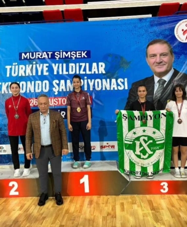 Bilecikli taekwondo sporcusundan Türkiye 3’üncülüğü