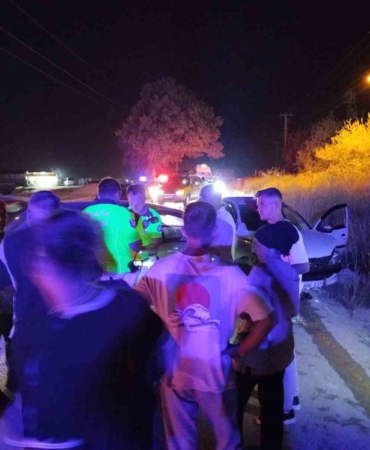 Bilecik’te 2 araç çarpıştı: 2 yaralı