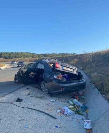 Bilecik’te meydana gelen trafik kazasında 1’i çocuk 4 kişi yaralandı