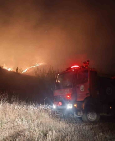 Bilecik’te otluk alanda çıkan yangın kontrol altına alındı