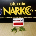 Bilecik’te yakalanan şüphelinin üzerinde uyuşturucu madde ele geçirildi