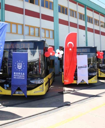 Bursa Büyükşehir’in ulaşım filosu büyüyor
