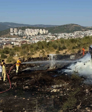 Bursa’da ormanlık alan büyük tehlike atlattı