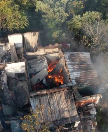 Bursa’da zeytinlik alandaki yangın söndürüldü