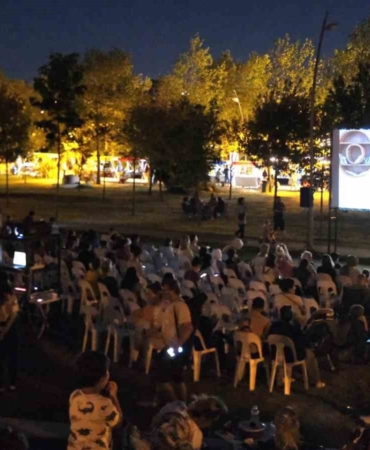 Büyükçekmece’de ’Yaz Sinema Günleri’ne vatandaştan yoğun ilgi