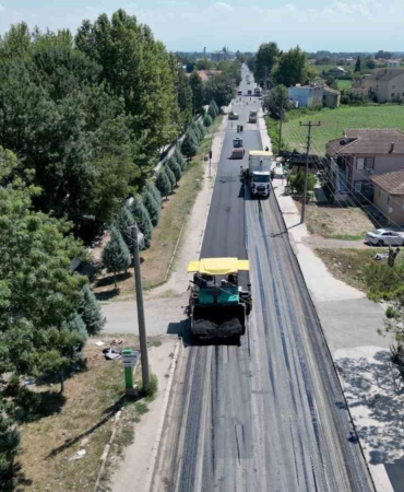Büyükşehir’den eski Ankara yolunun çehresini değiştiren mesai
