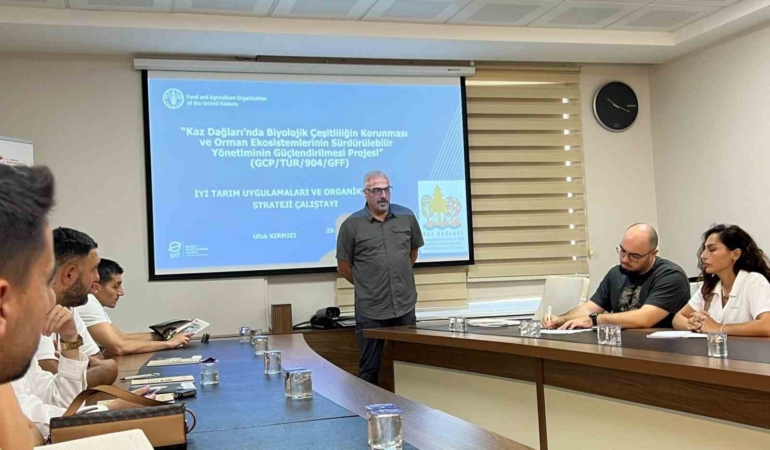 Çanakkale’de ‘İyi Tarım Uygulamaları (İTU) ve Organik Tarım (OT) Stratejik Plan Hazırlık Çalıştayı’ gerçekleştirildi