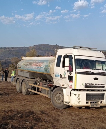 Çayırova’dan Kızılcahamam’a yangını söndürme desteği