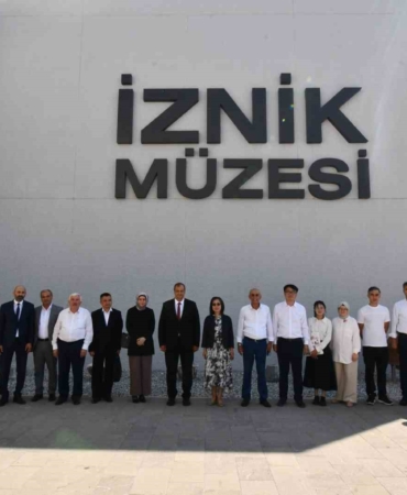 Çin’li heyet resmi ziyaret sebebiyle İznik’te