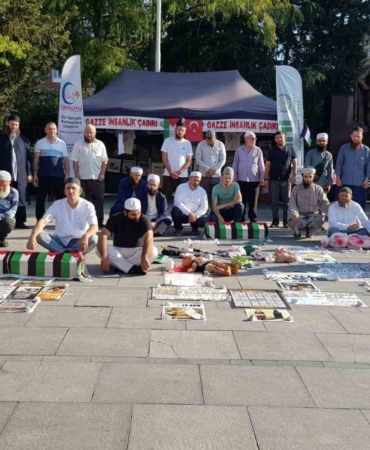 Çorlu’da Gazze Çadırı ilgi topladı