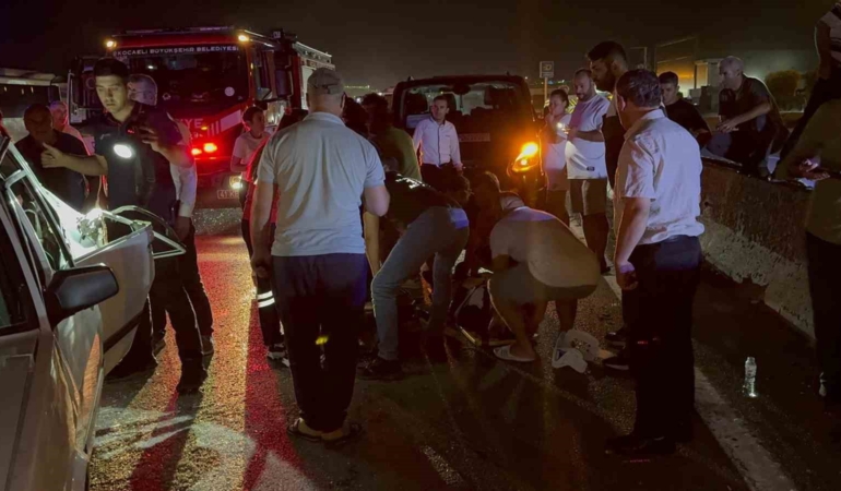 D-100’de feci kaza: 2’si çocuk 5 kişi yaralandı.