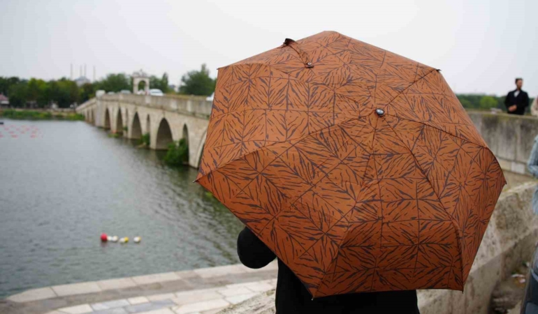 Edirne’de sağanak yağış