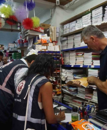 Edirne’de yeni eğitim dönem öncesi kırtasiyeler denetlendi