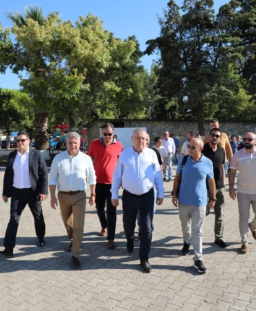 Edremit Belediyesi Altınkum fuar alanı hazır