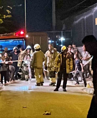 Fatih’te çöken daire cep telefonu kamerasıyla görüntülendi