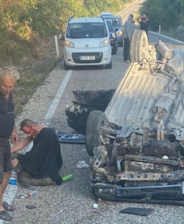 Gönen’de trafik kazası: 1 kişi yaralandı