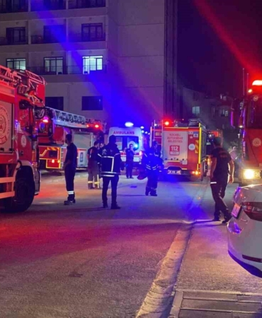 Huzurevinde yangın paniği