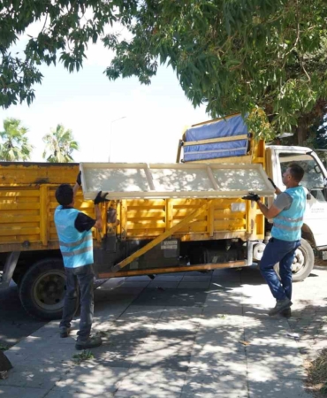 Kaba atıklar geri dönüştürülüyor