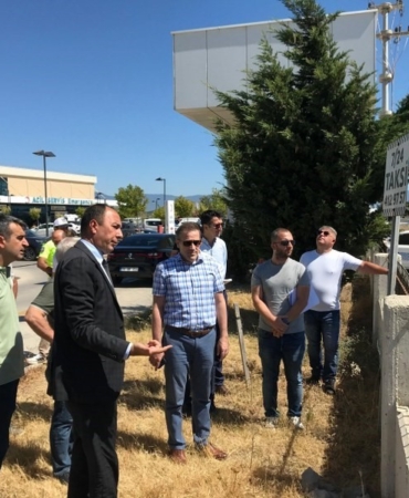 Karayolu kavaklarında incelemelerde bulundular