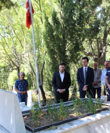 Kaymakamı Ardal, şehit Kıygıcı’nın kabrini ziyaret etti