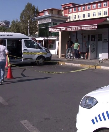 Küçükçekmece’de bir kişi, taksi durağında ’yok’ cevabını alınca silahlı saldırı düzenledi