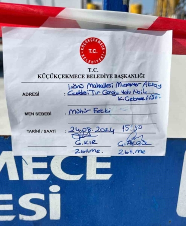 Küçükçekmece’de çevreyi kirleten beton santrali ikinci kez mühürlendi: 2 gözaltı