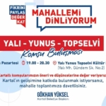 ‘Mahallemi Dinliyorum-Komşu Buluşmaları’ başlıyor