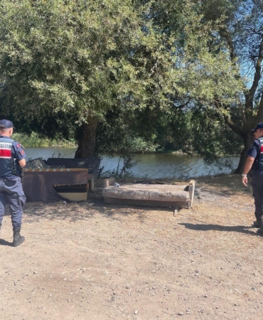 Manyas’ta orman yangınlarına karşı denetimler sürüyor