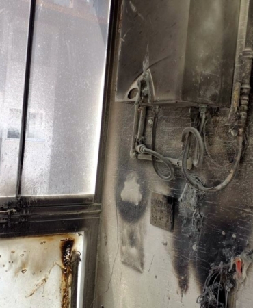 Mudanya’da apartman dairesinde çıkan yangın paniğe sebep oldu