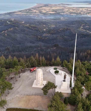 Orman yangını sonrası Tarihi Alan’ın Kuzey Hattı ziyarete açıldı