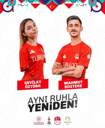 Paralimpik Oyunlarda Türk bayrağını Sevilay Öztürk ile Mahmut Bozteke taşıyacak
