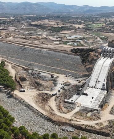 Reşitköy Barajı’nda çalışmalar devam ediyor