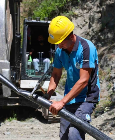 SASKİ, 2 bin 500 metrelik içme suyu hattı yenileniyor