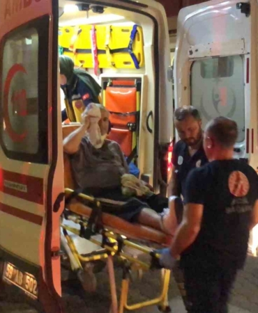 Tekirdağ’da 2 kişinin yaralandığı kaza kamerada