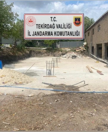 Tekirdağ’da kaçak kazı operasyonları