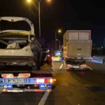 TEM Otoyolu’nda 3 araçlı zincirleme trafik kazası: 3 yaralı