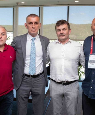 TFF 2. ve 3. Lig kulüp başkanlarından TFF Başkanı Hacıosmanoğlu’na ziyaret