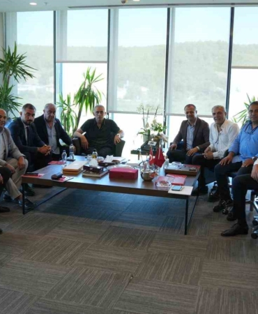 TFF 3. Lig kulüp başkanları, TFF Başkanı Hacıosmanoğlu’nu ziyaret etti