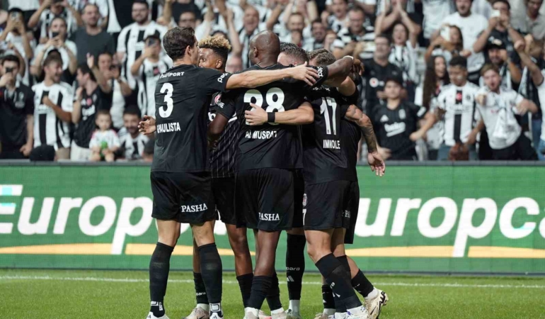 UEFA Avrupa Ligi: Beşiktaş: 1 - Lugano: 0 (İlk yarı)