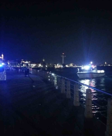 Üsküdar’da denize düşen genç kadın için arama çalışması başlatıldı