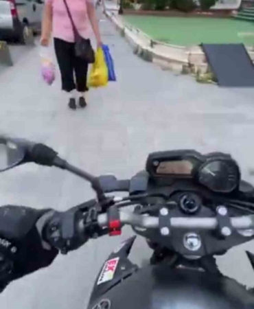 Üsküdar’da polisten kaçtı, o anları kayda aldı