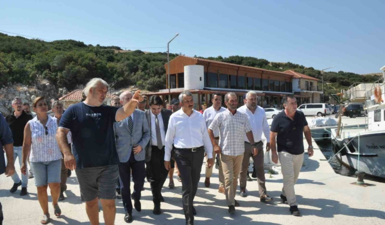 Vali Sezer, Keşan’daki İbrice Limanı’nda inceledi