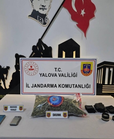 Yalova’da uyuşturucu operasyonu: 1 gözaltı