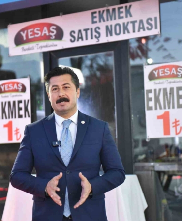 Yenişehir’de ekmek 1 TL’den satılmaya başlandı